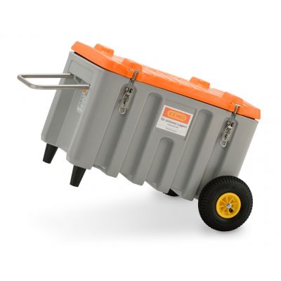 Trolley CEMbox 150 l todoterreno, gris/naranja